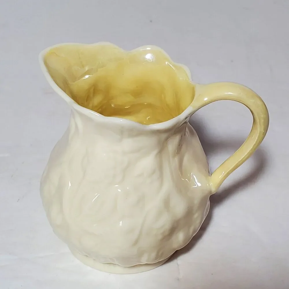 Belleek Creamer Ireland Floral Vintage